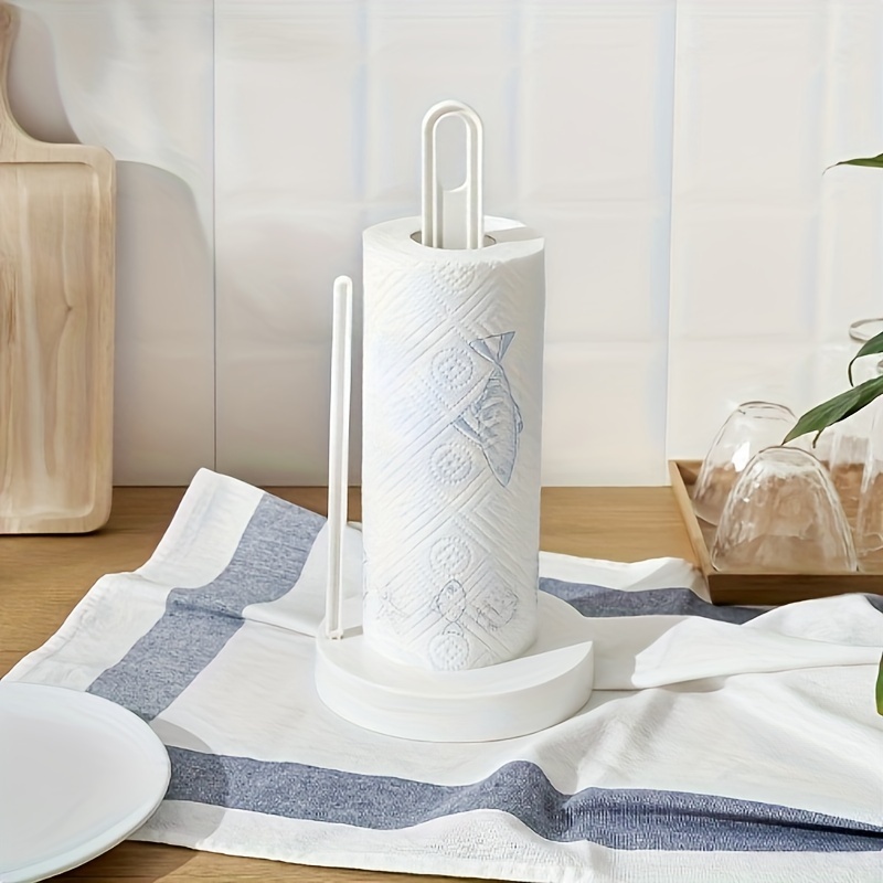 Kitchen Upright Plastic Paper Towel Holder
