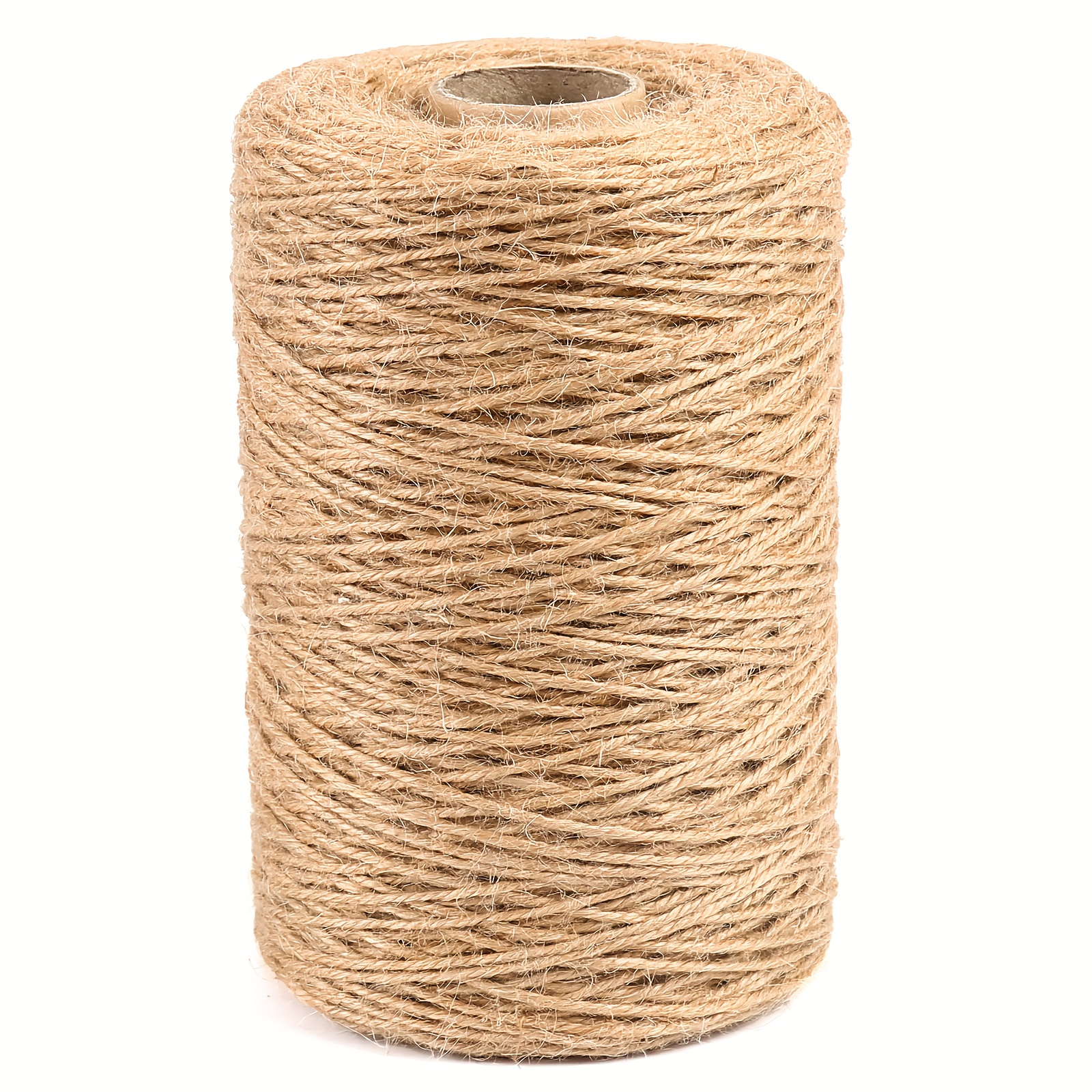 6Mm Jute Rope, 164 Feet Heavy Duty and Thick Twine Rope for Gardening,  Crafting