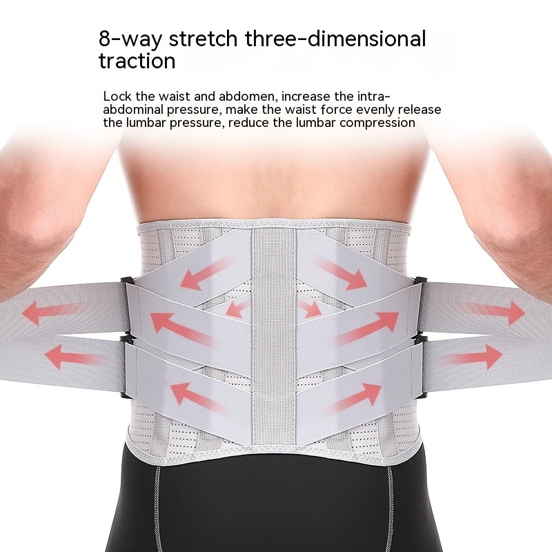 Sports Adjustable Lumbar Back Brace Anti-skid Breathable Waist