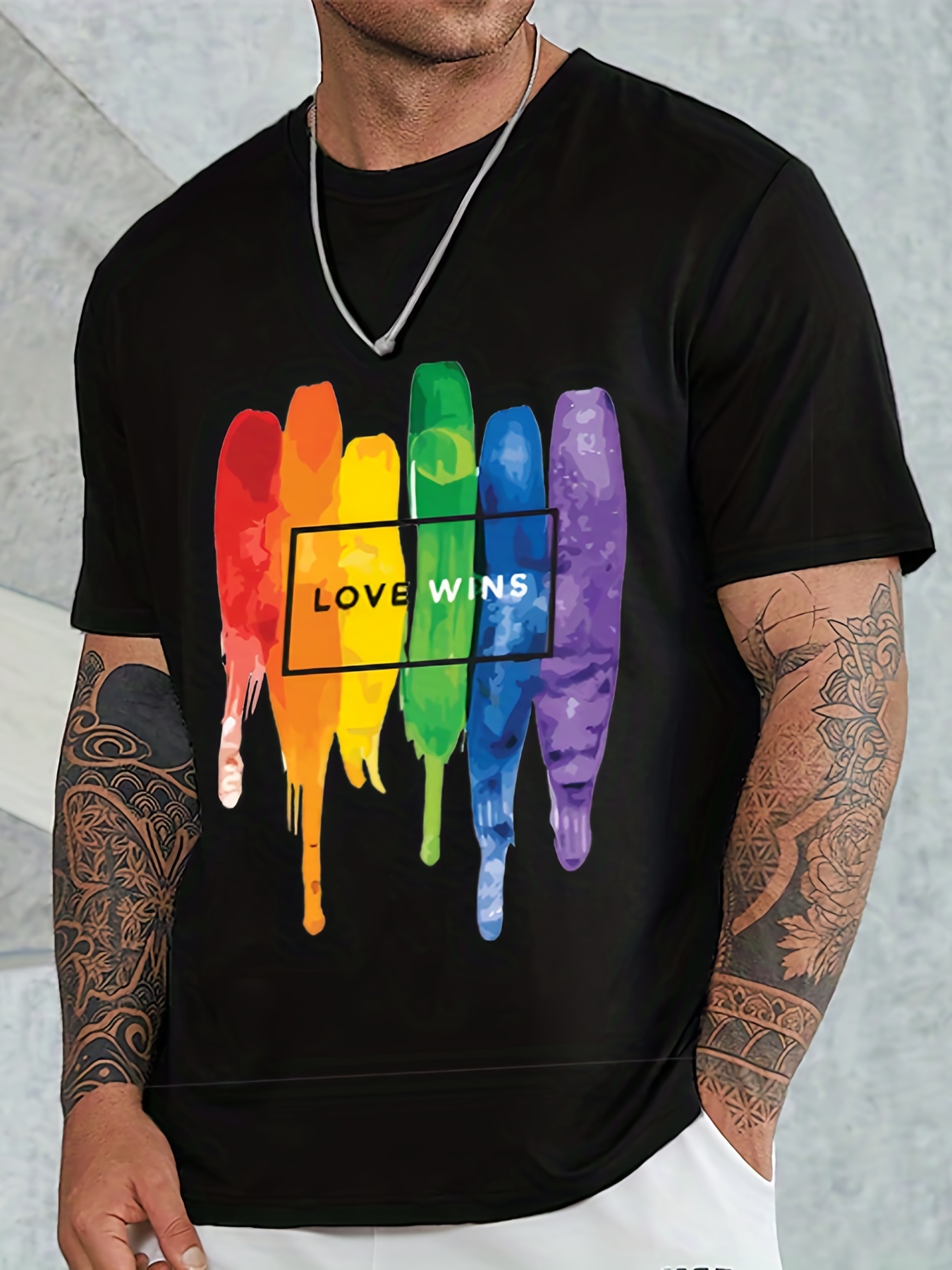 Love Is Love Pride Month Rainbow Watercolor LGBT Hawaiian Shirt