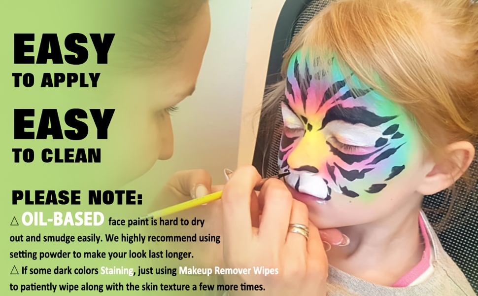 Face Body Paints Kits Kids Hypoallergenic Make Palette Safe - Temu
