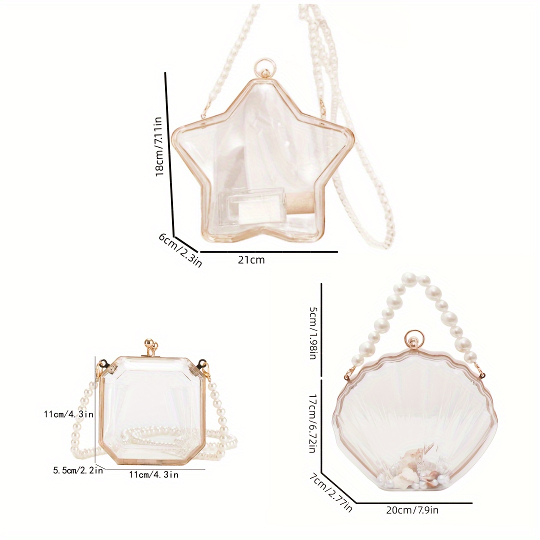 Solid Color Shell Bag Handbag 2023 New Single Shoulder Crossbody Bag Chain Bag,one-size