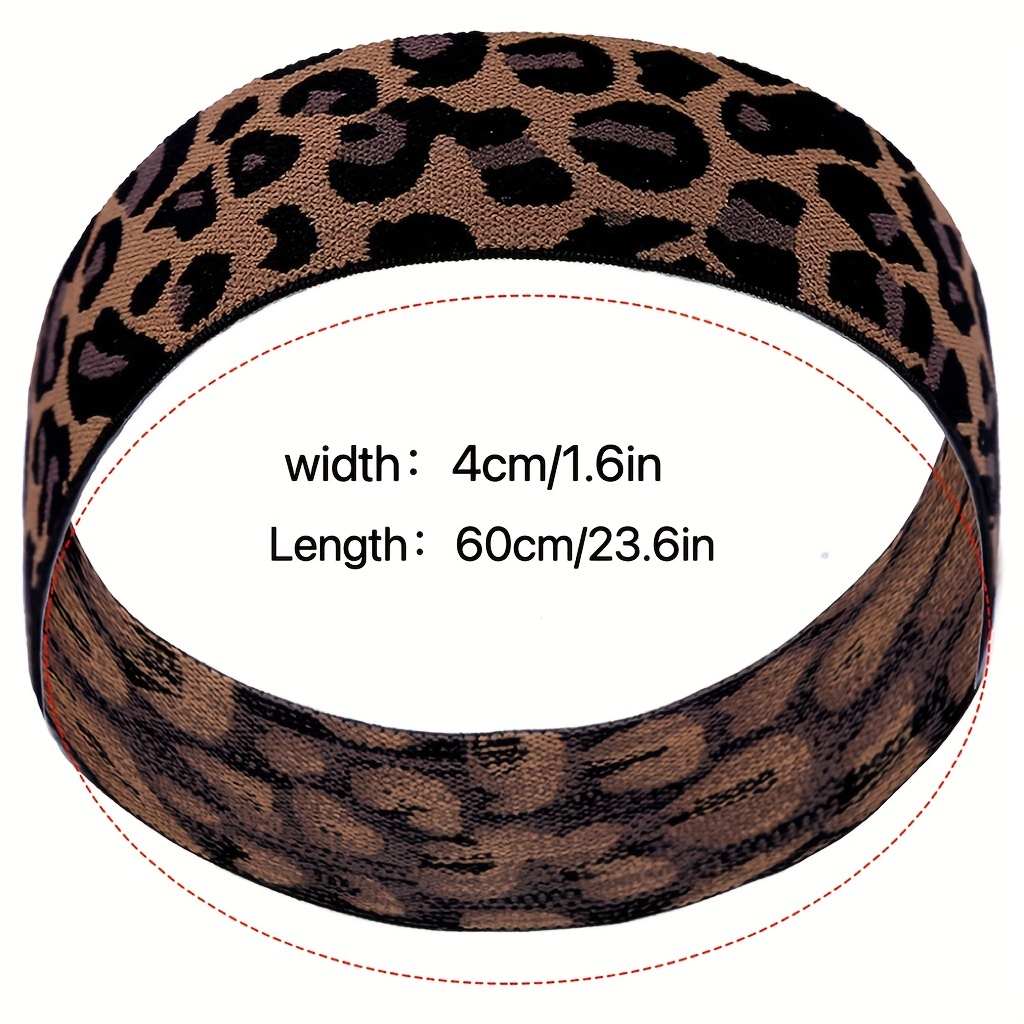 Leopard Print Lace Melting Band For Wigs Elastic Hair Bands - Temu