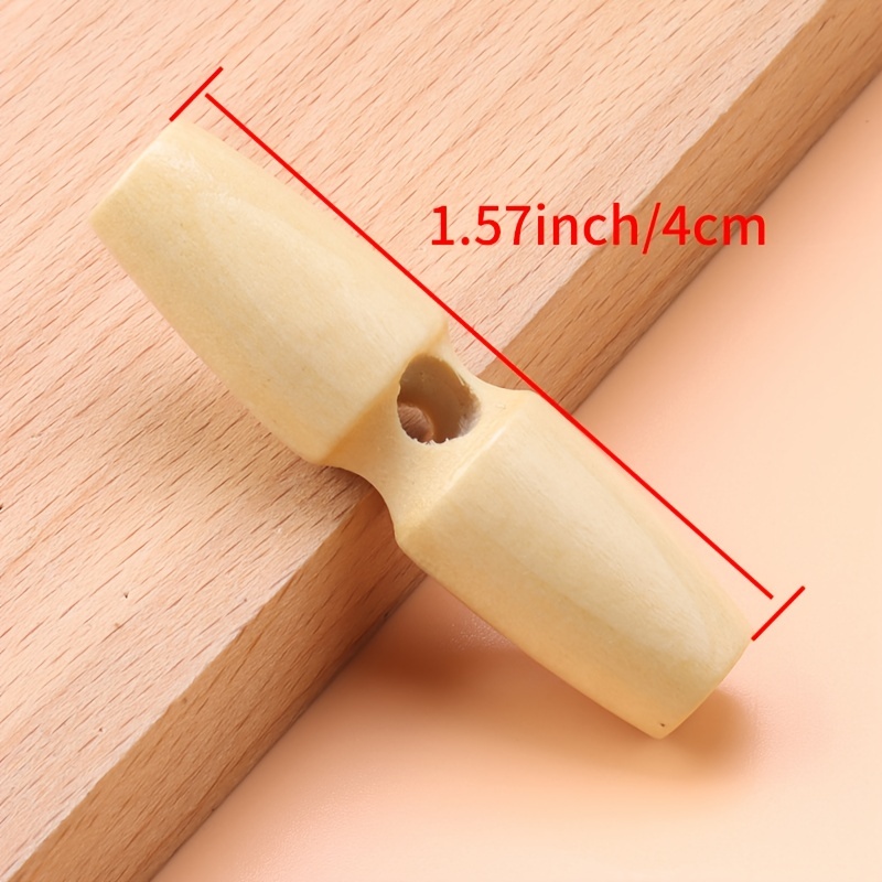 Horn Button High Quality Nature Color Wooden Horn Toggle Button - Temu  Portugal