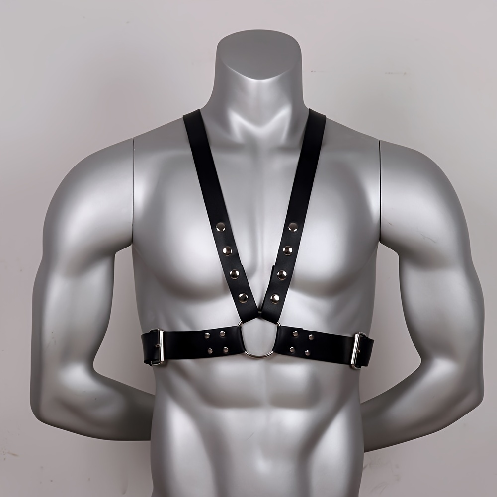 Men Full Body Chest Harness Belts Lingerie Gay Fetish Underwear Clubwear  Costume