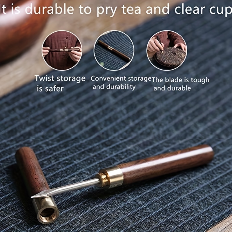 Tea Spoon Tea Holder Chinese Traditional Kongfu Copper Tea Accessories Tools