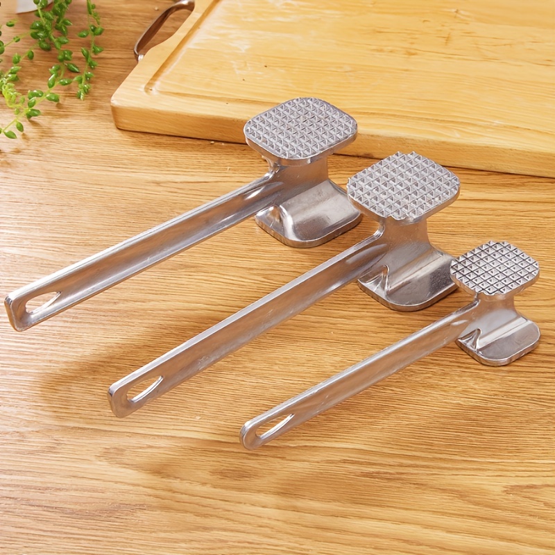 Stainless Steel Practical Loose Meat Tenderizer Meat Hammer For Steak Pork  Pounder For Steak Pounding Kitchen Tools Double Sided Meat Pounding Hammer  Solid Sledge Hammer Meat Pounder Kitchen - Temu