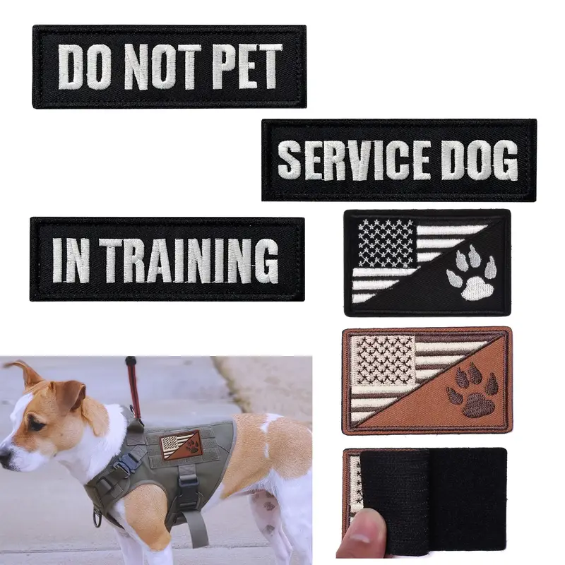 J.carp Tactical Service Dog Patch Embroidered Hook Loop - Temu