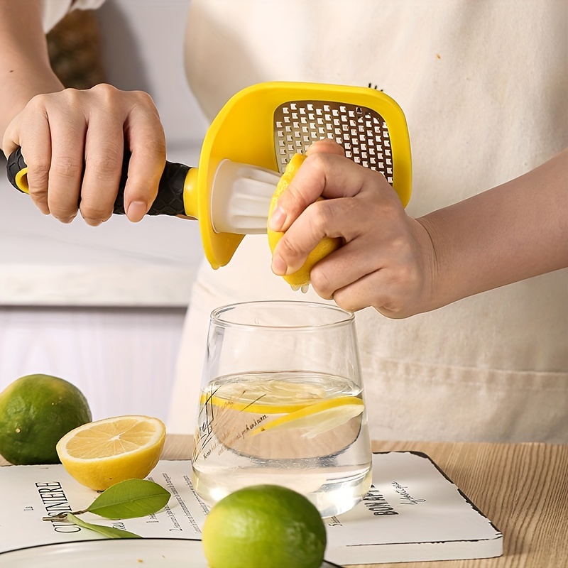  Exprimidor manual de zumo de naranja de limón exprimidor de zumo  de naranja de alta resistencia manual comercial exprimidor de prensa de  cítricos : Hogar y Cocina