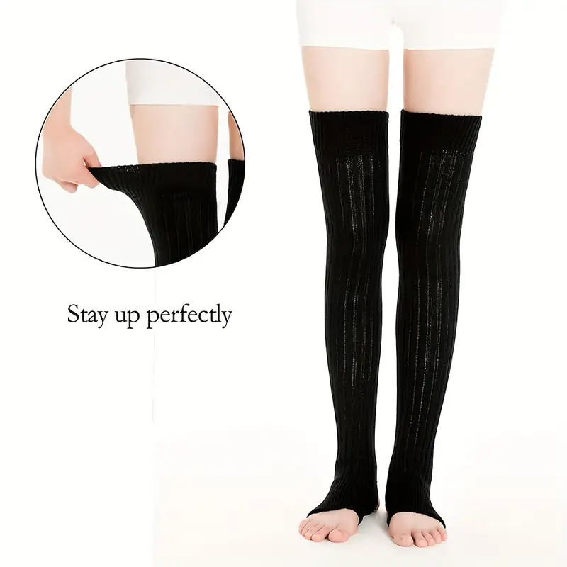 2 Pairs Thigh High Stockings Women's Stay Ups  