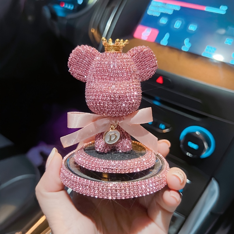 Car Accessories: Cute Bear Paint By Diamonds Ornaments For Air Outlet  Decoration From Haroldian, $12.86