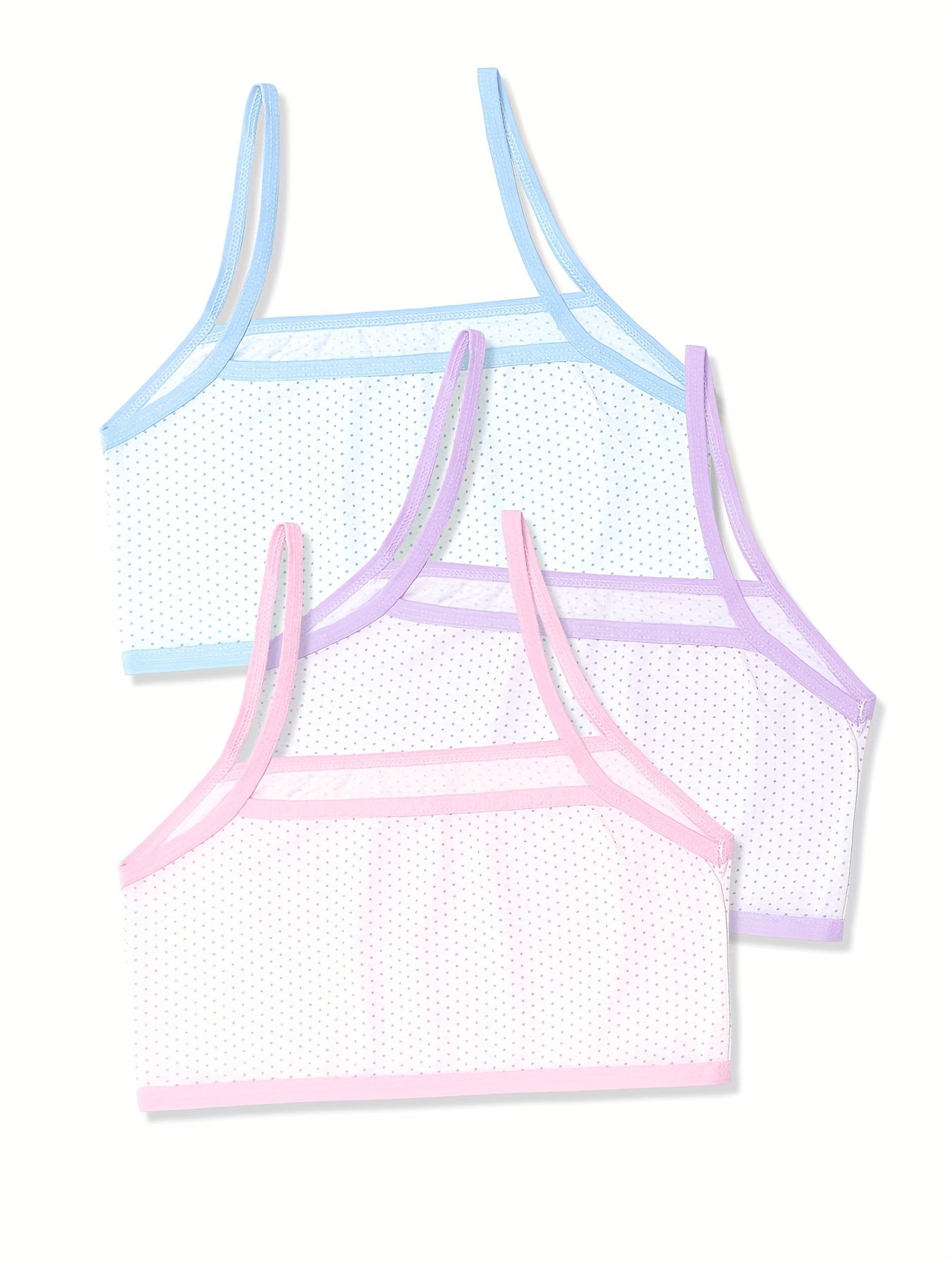 Little Girls Underwears Simple Polka Dot Pattern Cotton - Temu
