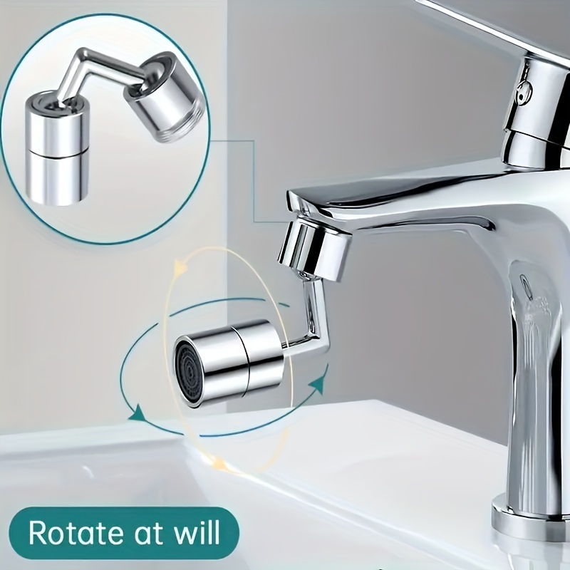 Wohlstand 2 pièces Aérateur de Robinet Flexible, Robinet Pulvérisateur  Extension, Aérateur de Robinet Pivotant à 360°, pour la plupart des robinets  de cuisine et de salle de bain (2 modes) : : Bricolage