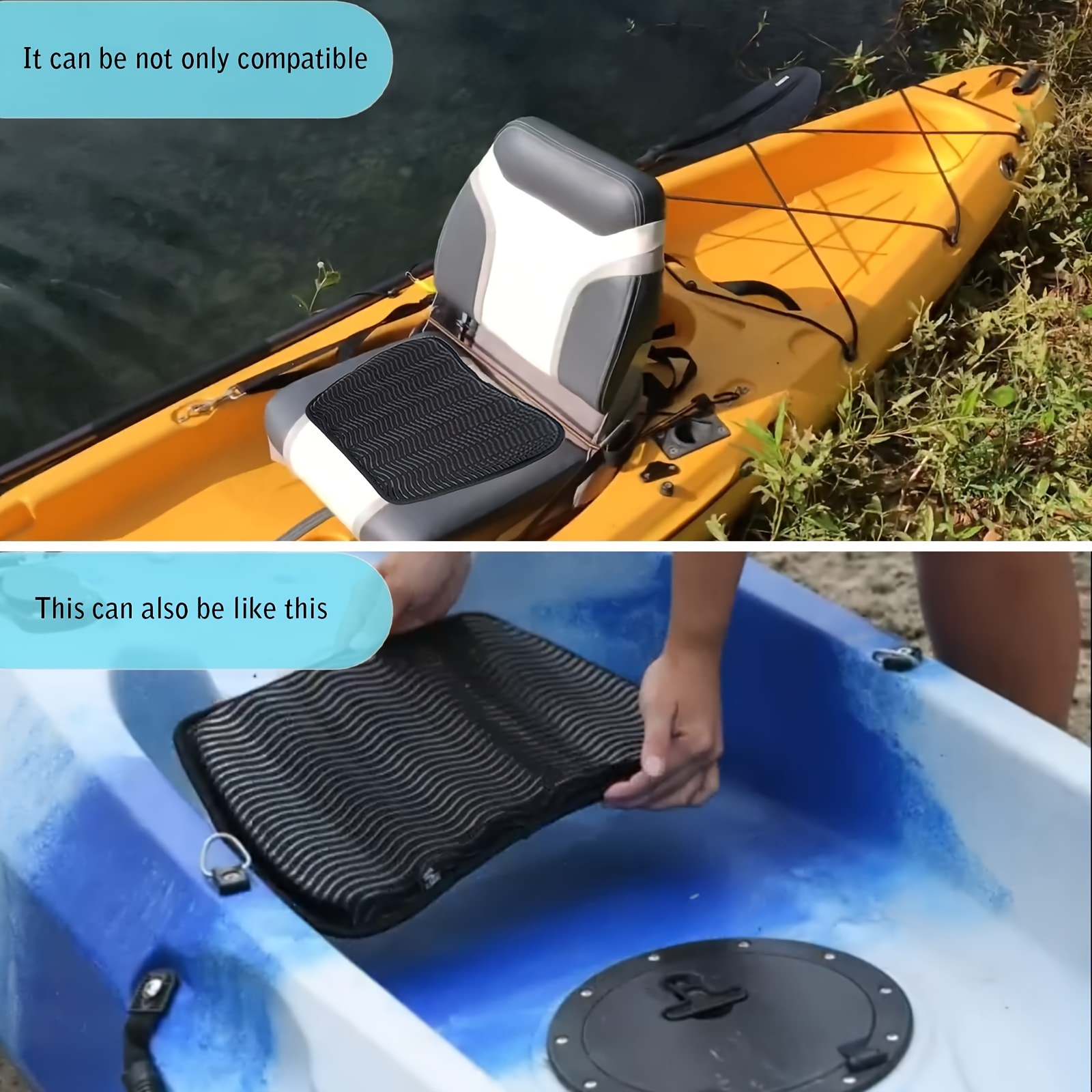 Anti Slip Kayak Seat Cushion Ideal Waterproof Seat Pad For - Temu