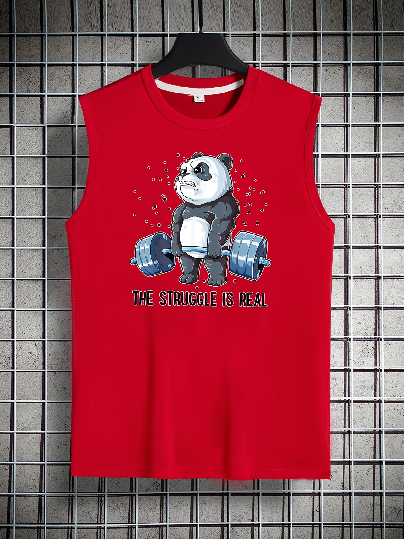 Panda Deadlift gift bodybuilder powerlifter Bear Men's T-Shirt