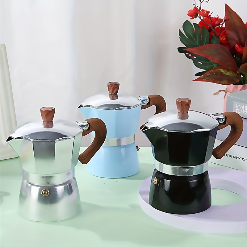 Coffee Pot Maker Espresso Stovetop Italian Percolator Stove Kettle Pots  Machine Classic Mocha Metal Express Teapot 