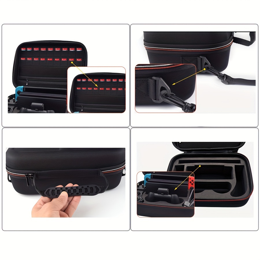 Bestico Etui pour Nintendo Switch et Switch OLED - Pochette Switch Housse  Sacoche de Transport à Coque Rigide Anti Protection pour Nintendo Switch  Console et Autres Accessoires : : Jeux vidéo