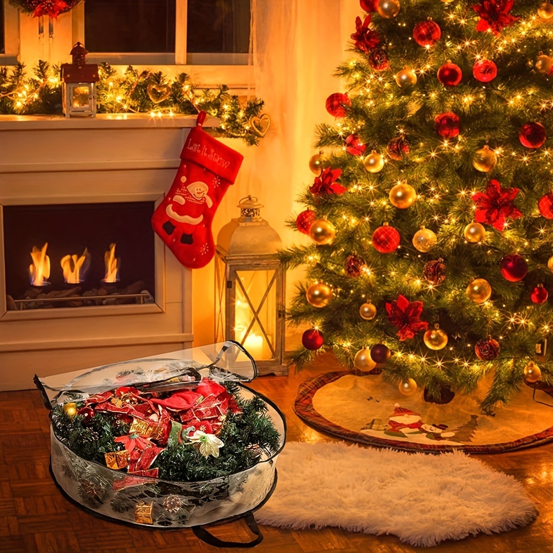 Artificial Christmas Wreath Storage Bag