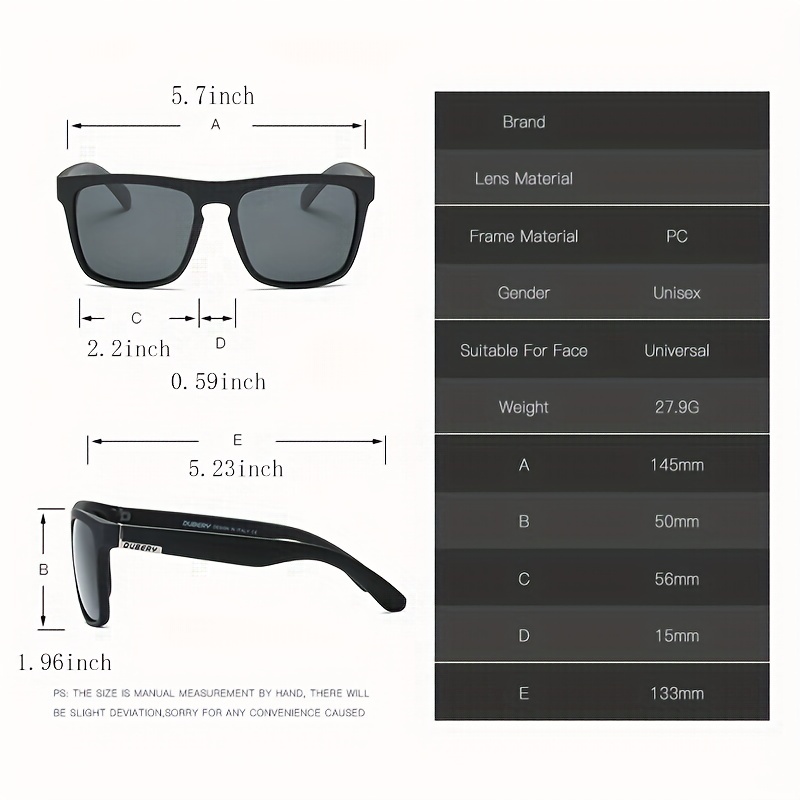 Mens Women Sunglasses Outdoor Glasses Sports Driving Glasses Square