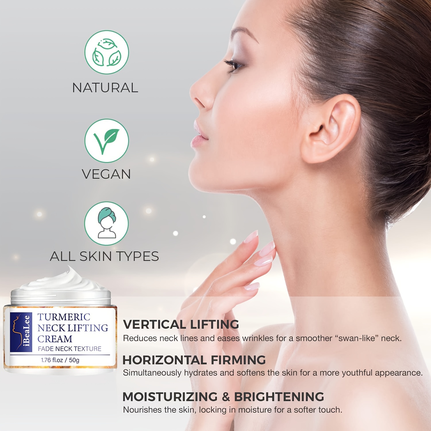 Turmeric Neck Lifting Cream Anti-Aging Firming Moisturizer