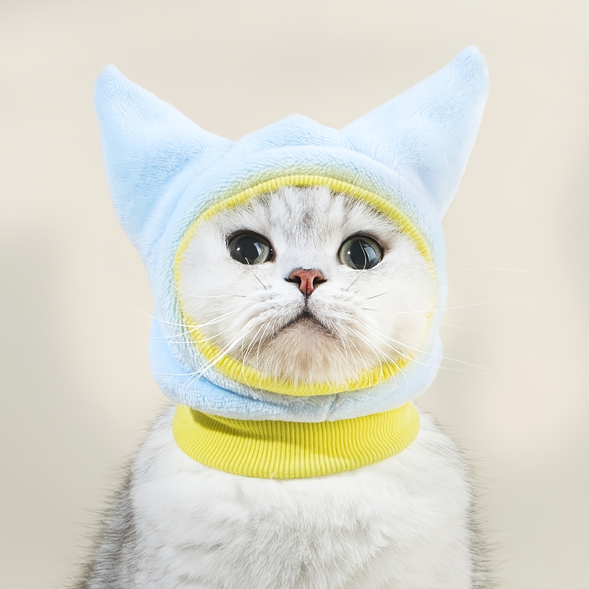 Cute Cartoon Cat Cap - Delicate Wool Pet Headgear For Small Dogs - Perfect  For Christmas And Halloween Festivities