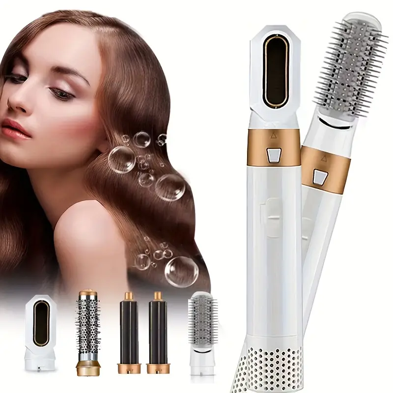 transform your hair with the 5 in 1 hot air comb automatic curling straightening for salon quality results details 1
