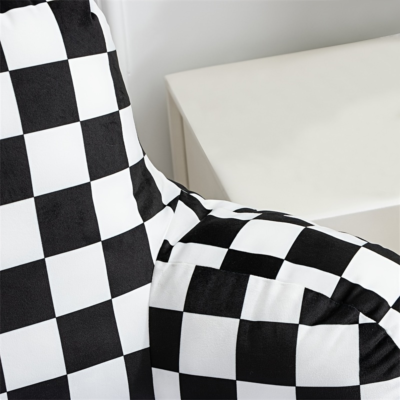  Aimuan Reading Pillow Checkered Bed Rest Wedge