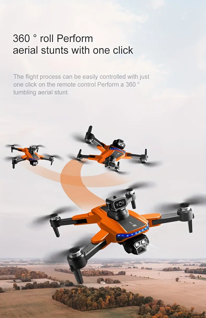 rg600 pro electronically controlled dual camera high definition aerial photography folding drone optical flow positioning intelligent obstacle avoidance face and gesture photo recognition details 15