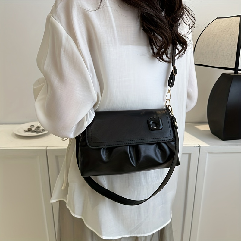 Zara, Bags, Zara Black Studded Rocker Shoulder Bag