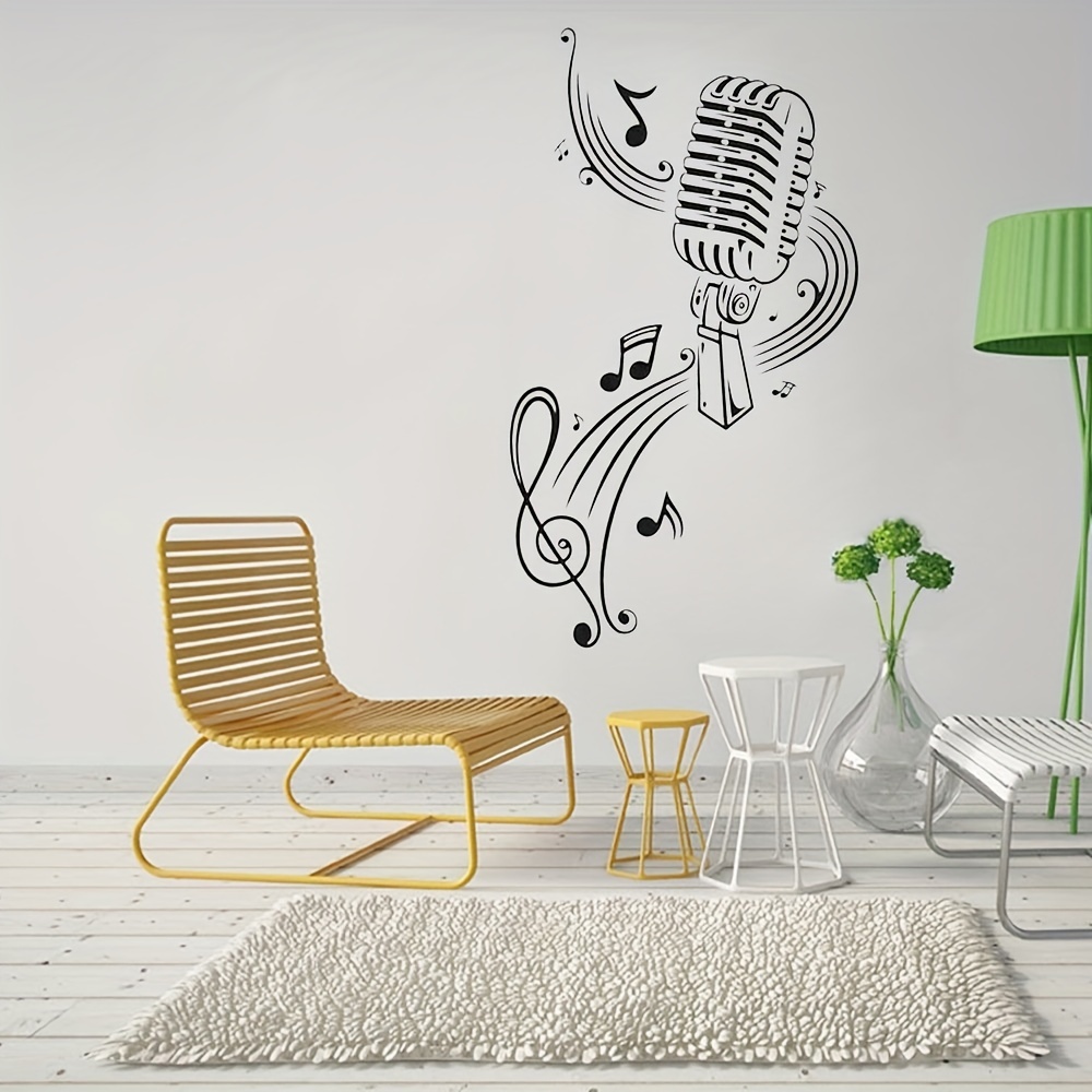 Creative Music Wall Sticker Vinyl Art Home Decor Perfect - Temu