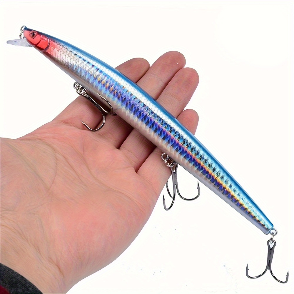 10PCS 7.09inch 24g Minnow Fishing Lure, Laser Crankbait, Hard Artificial  Bait, Plastic Big * Fish Lures, Sea Fishing Bait