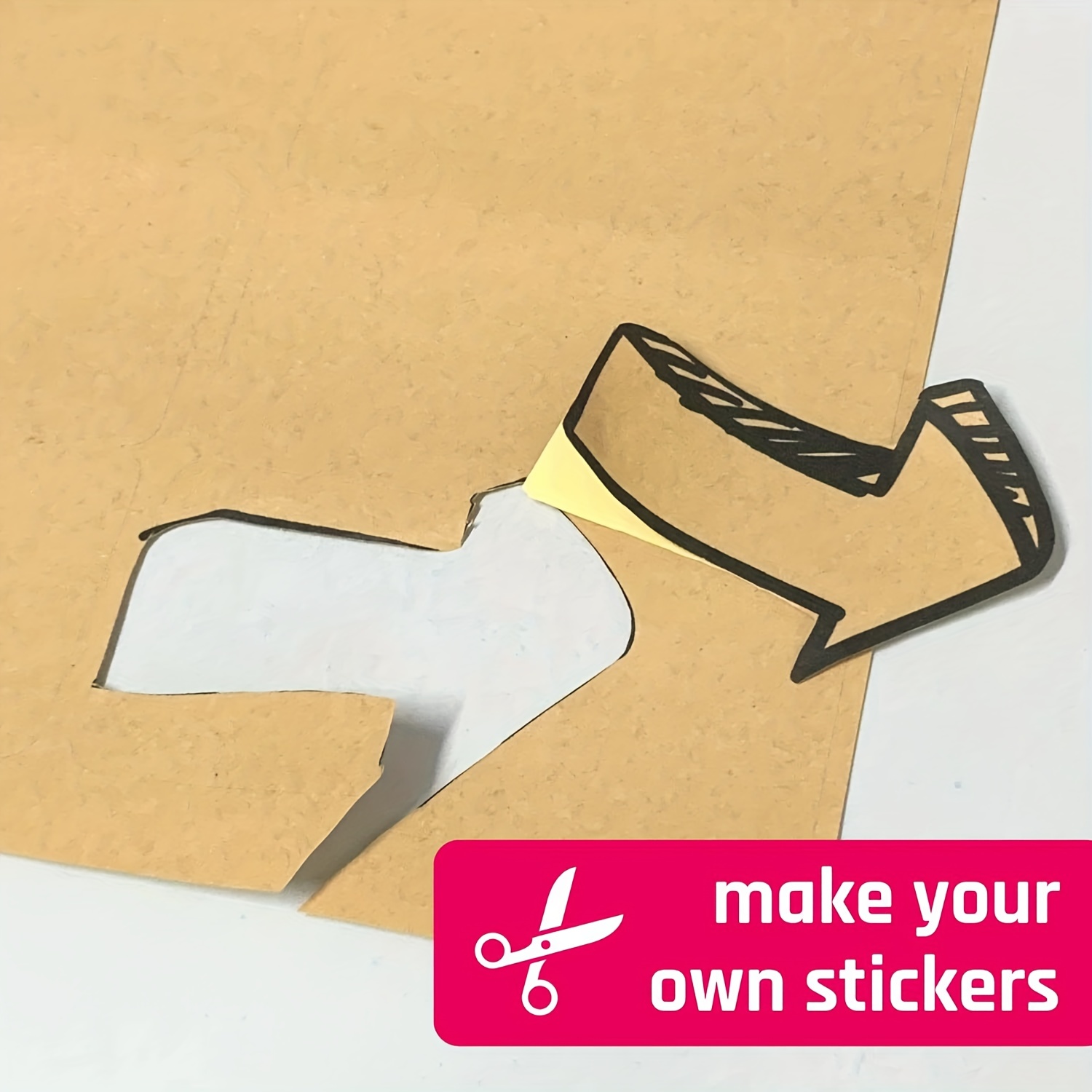 Label Sticker Paper, Printable Self-Adhesive