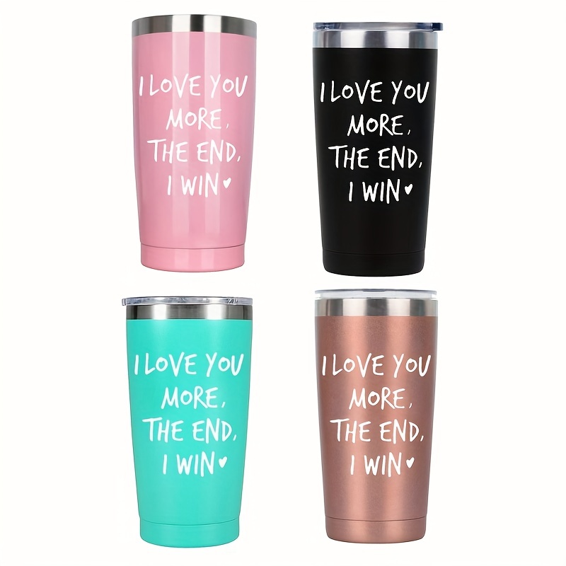 Gifts for Women Men, Anniversary Romantic Gifts for Her Him, Valentines Day  Gifts for Boyfriend from Girlfriend, Birthday Valentine Gifts for Wife from  Husband - Stainless Steel Tumbler 20oz 
