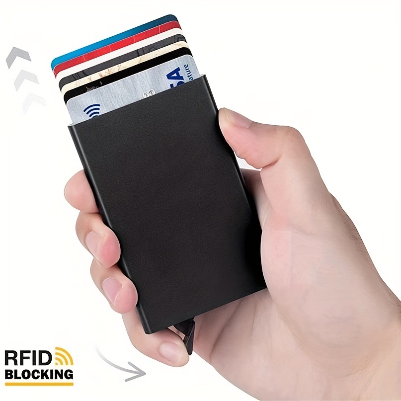 5 Stück Herren Anti-rfid-blocker, Kartenhülle Kreditkarte, Ausweiß  Führerschein - Taschen & Gepäck - Temu Germany