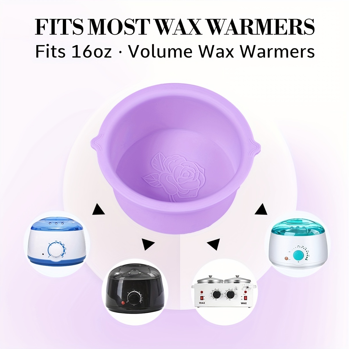 Silicone Wax Warmer 2 Spatula Reusable Silicone Wax Pot Set - Temu