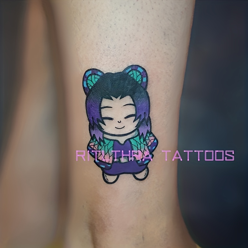 chibi anime kawaii tattoo cute vhibi anime girl tattoo