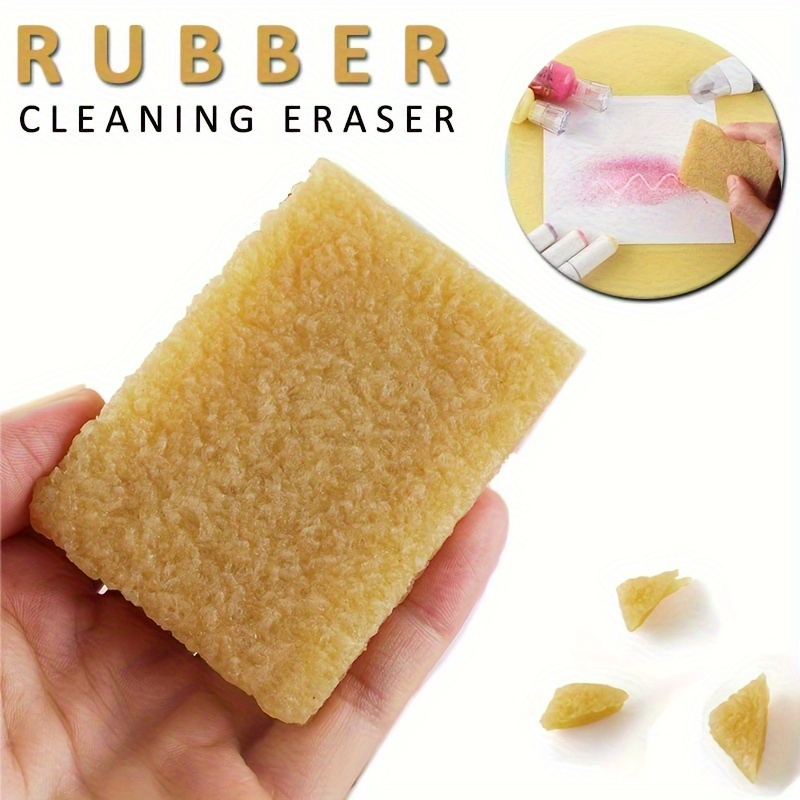 NNHOM 10 Pcs Rubber Cement eraser,big Size Adhesive Eraser,Rubber Cement Pick-Up Skateboard Remove Cleaning Tool for Removing