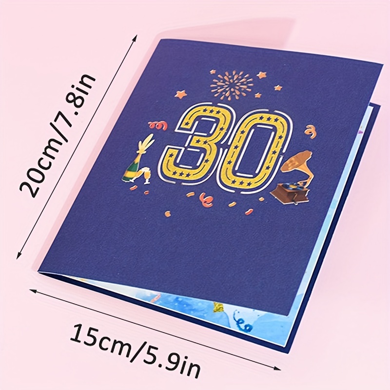 1pc 3d Pop Up Greeting Card For Independence Day Happy Fathers Day Handmade  Cards With Blank Note Card And Envelope, Save Money On Temu