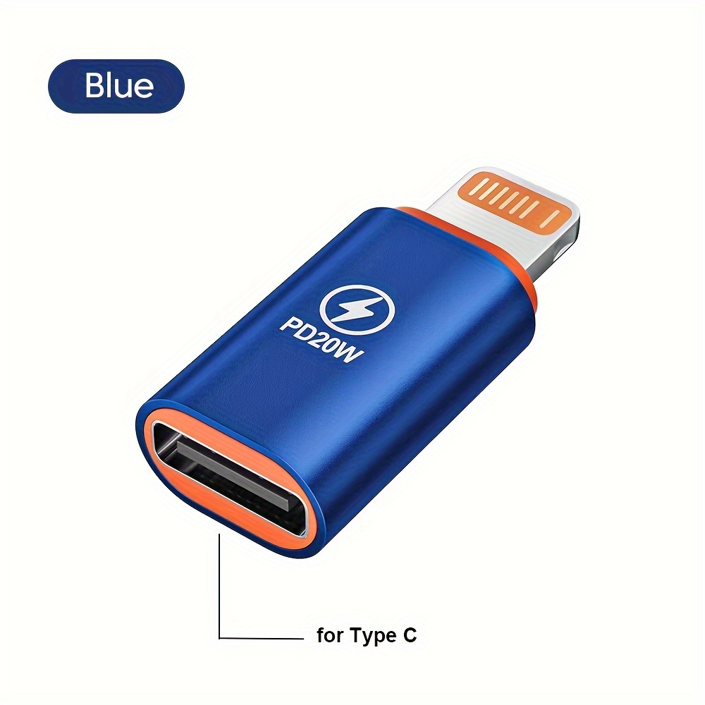 OTG Per IPhone Per IOS A Type C PD20W Adattatore OTG A Connettore Femmina  USB C 20W Di Ricarica Rapida Per IPhone 14 13 12 11 Pro 8 7 Plus Mini Adatta