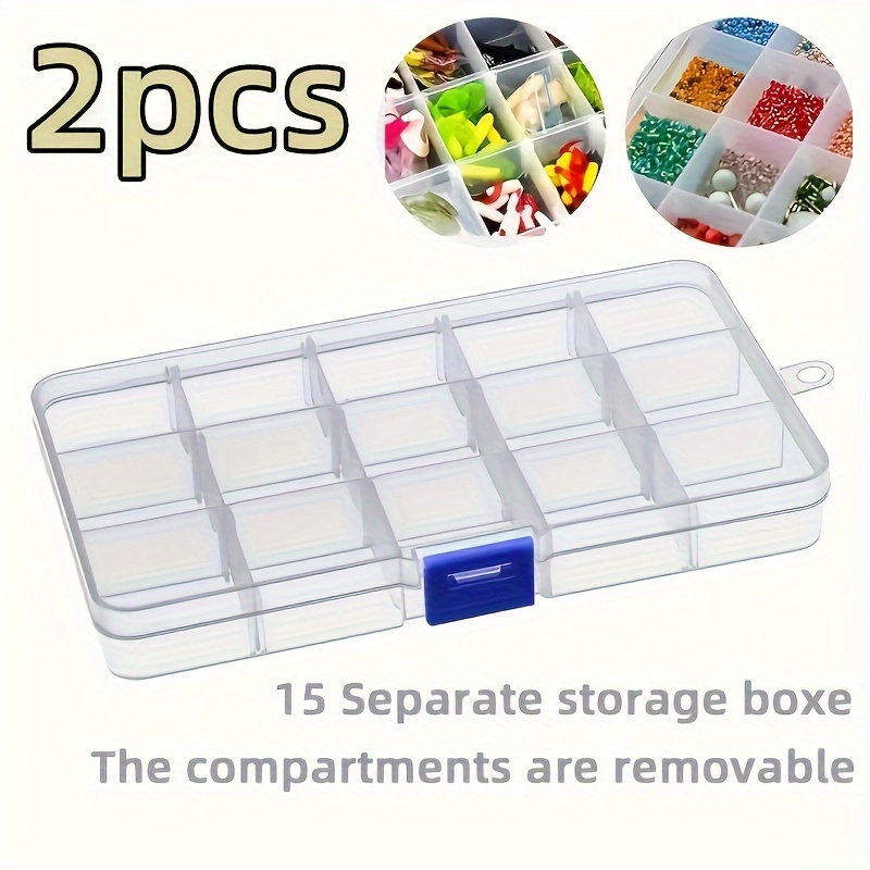 Small Storage Box Transparent Plastic Storage Box Detachable - Temu