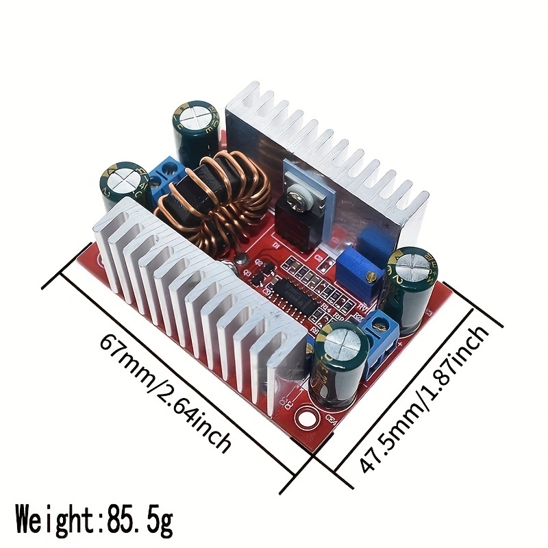 AITRIP 2pcs, DC 400W 15A Power Supply LED Drive,Boost Module, DC-DC Step-up  Converter Board 400W Boost Converter Power Inverter Module 8-50V to 10-60V  for Electric Equipment and Digital Products : : Business