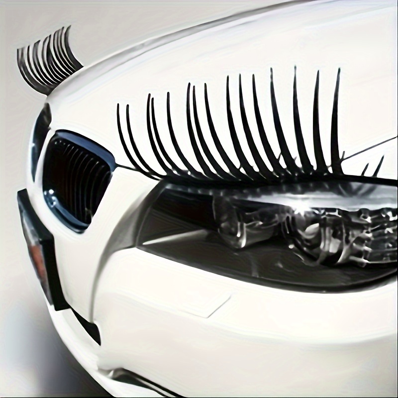Add Some Fun To Your Car With These Adorable Car Eye Lashes - Temu