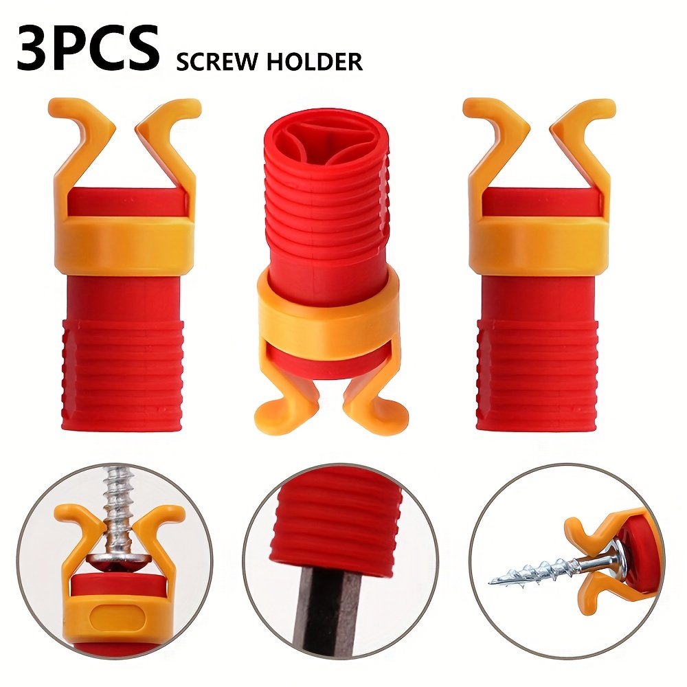 Abs Plastic Screw Holder Screw Claws Universal Screw Fixing - Temu