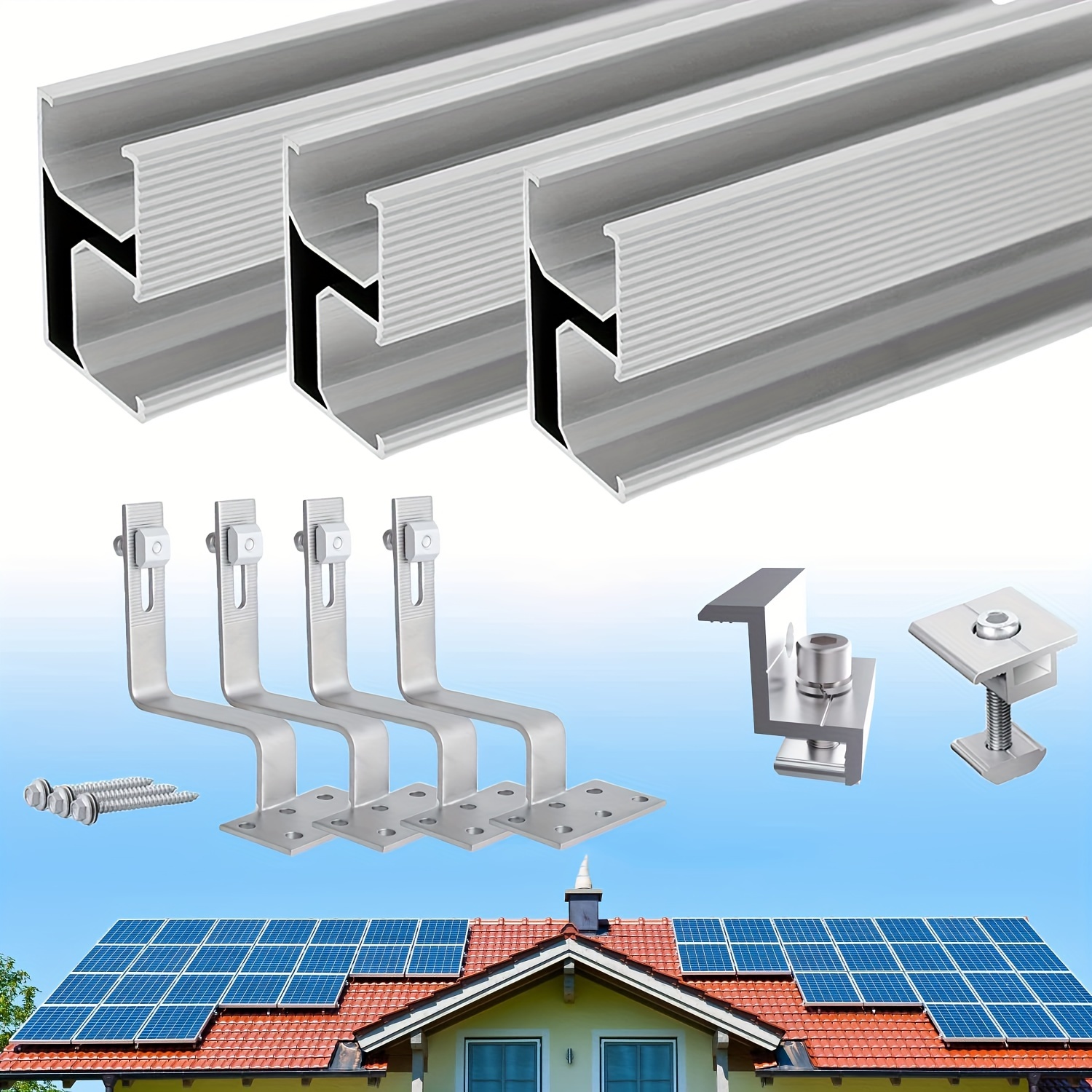 Conjunto de ventilador solar portátil de 6 W Panel solar Panel