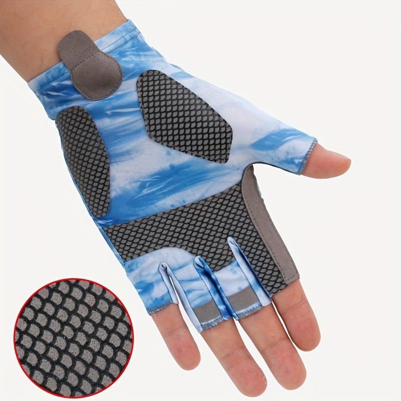 Breathable Non slip Half finger Fishing Gloves Men Perfect - Temu