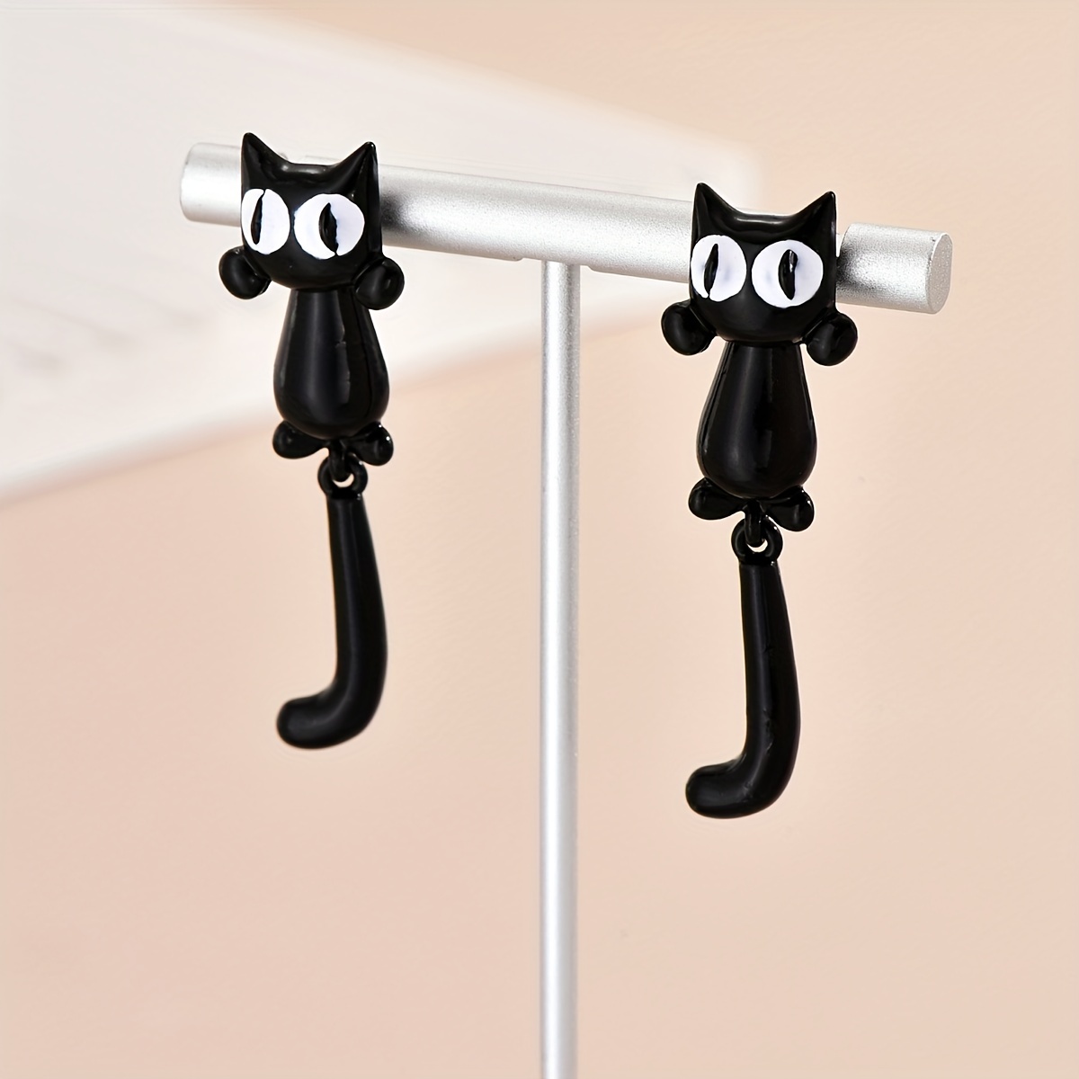 Boho Cartoon Cat Earrings for Women