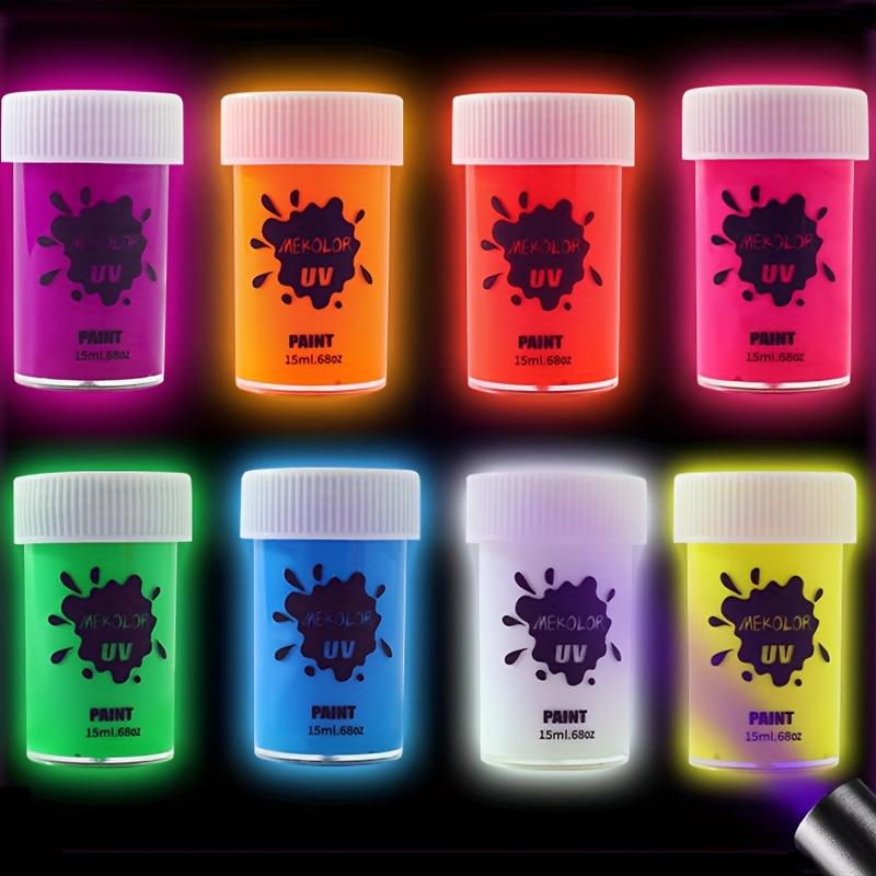 Spray de peinture fluorescente (UV-active) - Soirée Fluo