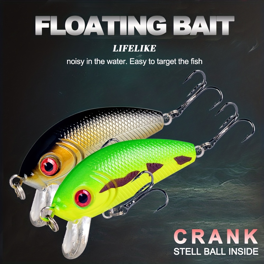 Fishing Wobbler Artificial Hard Bait Lifelike Crankbait - Temu