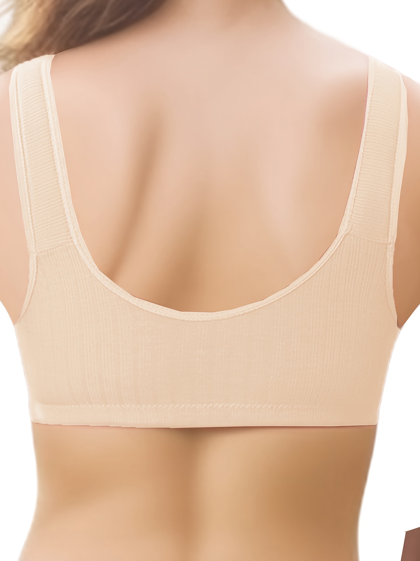 3pcs Women Front Closure Bras - Lift Up And Support Your Back, Wireless  Sports Bra, Women's Lingerie & Underwear