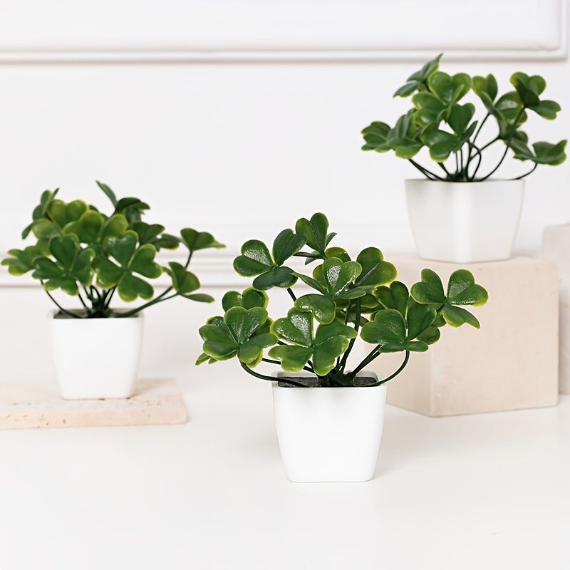 1pc Small Artificial Plants, Mini Lifelike Potted Plant, Fake Plant Decor  For Bathroom - Home  Kitchen - Temu